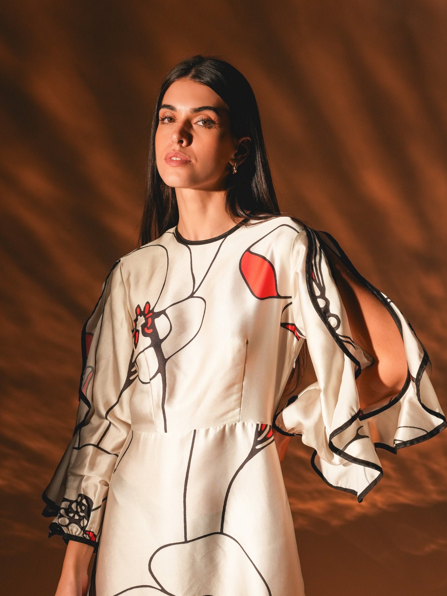 Ivory Muse Petal Dress