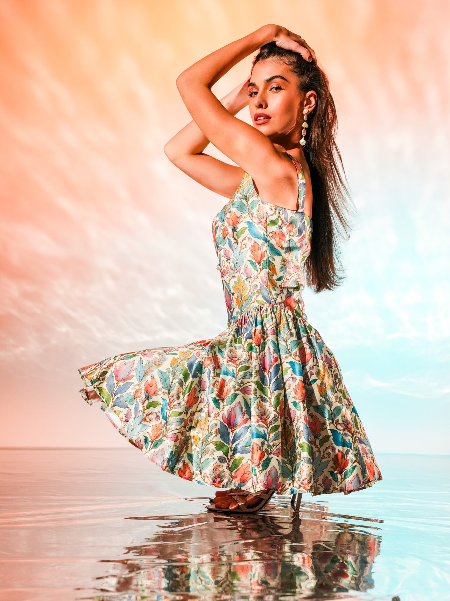 Eden Bloom Mini Dress