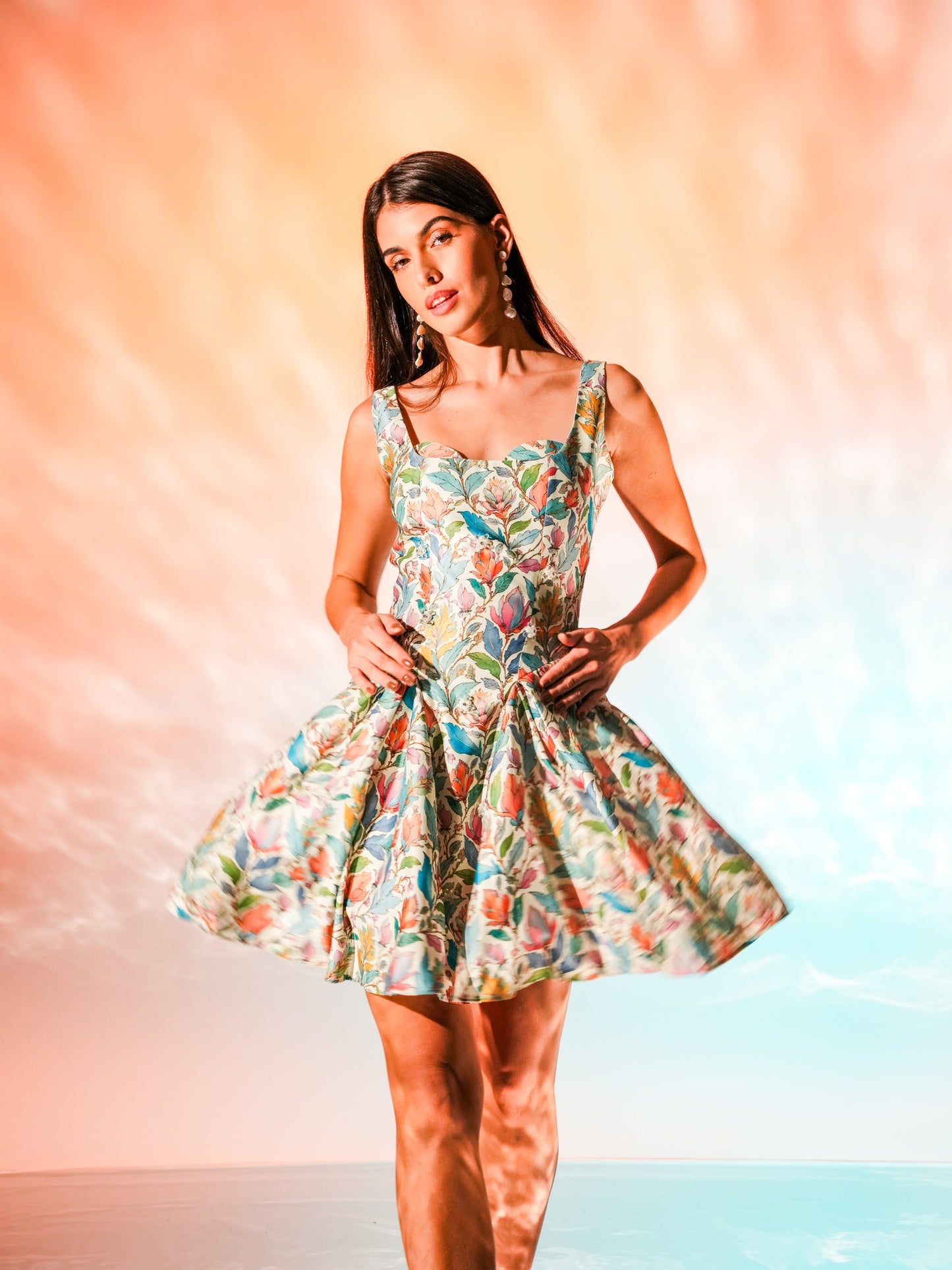 Eden Bloom Mini Dress